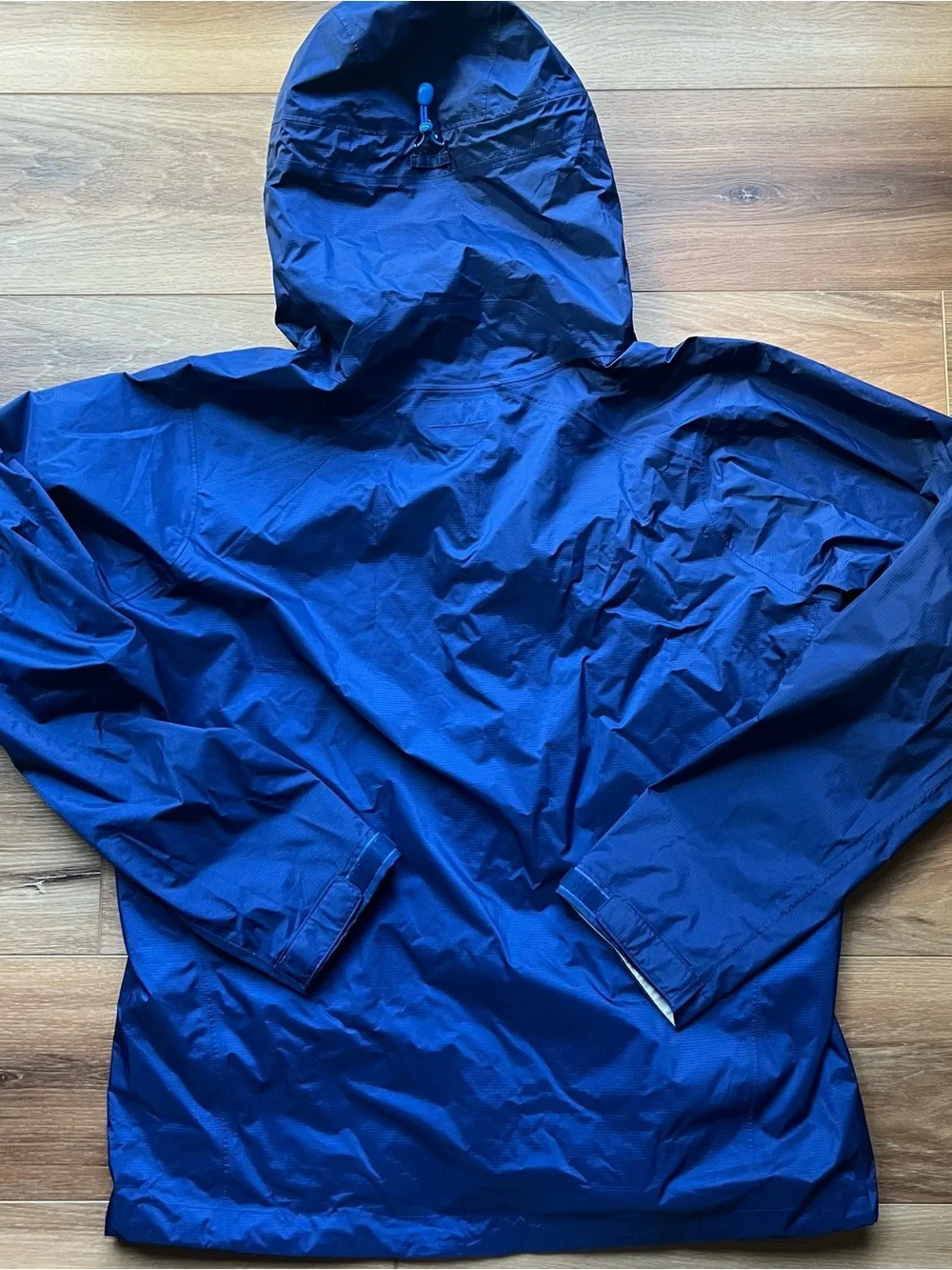 Patagonia torrentshell H2nO blue hooded rain jacket coat outdoor large *read
